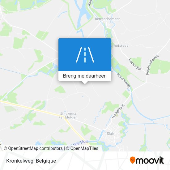 Kronkelweg kaart