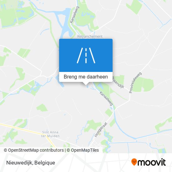 Nieuwedijk kaart