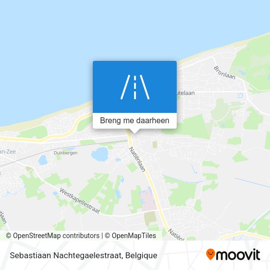 Sebastiaan Nachtegaelestraat kaart