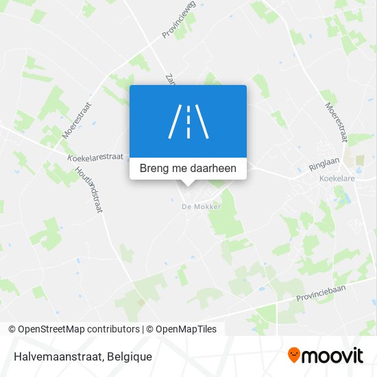 Halvemaanstraat kaart