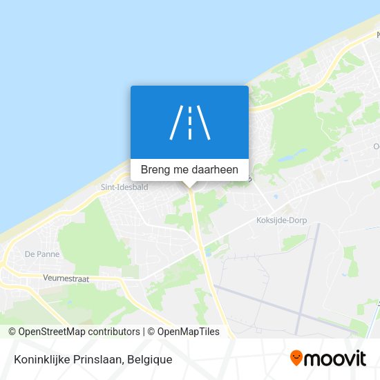 Koninklijke Prinslaan kaart