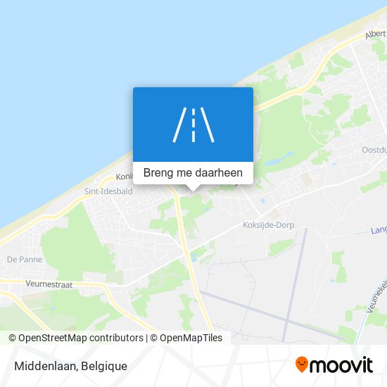 Middenlaan kaart