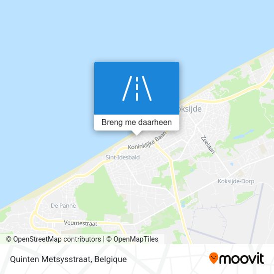 Quinten Metsysstraat kaart