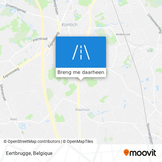 Eertbrugge kaart