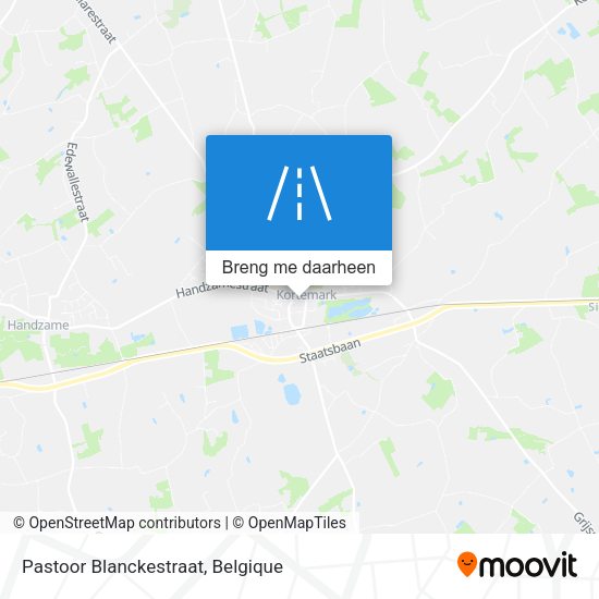 Pastoor Blanckestraat kaart