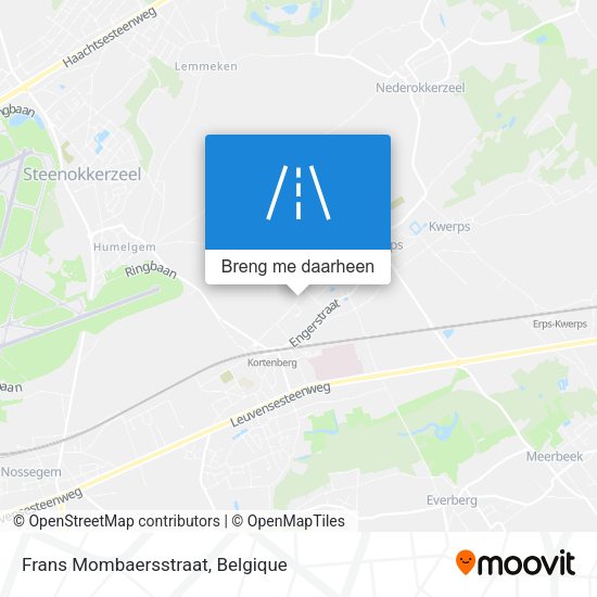 Frans Mombaersstraat kaart