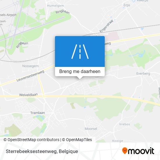 Sterrebeeksesteenweg kaart