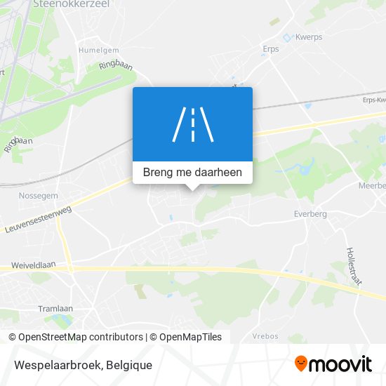 Wespelaarbroek kaart