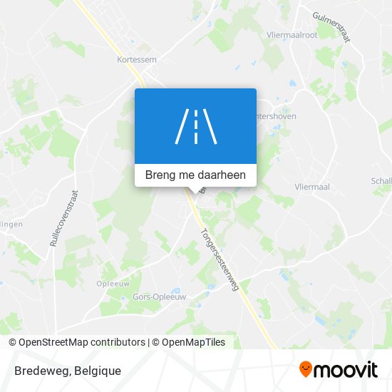 Bredeweg kaart