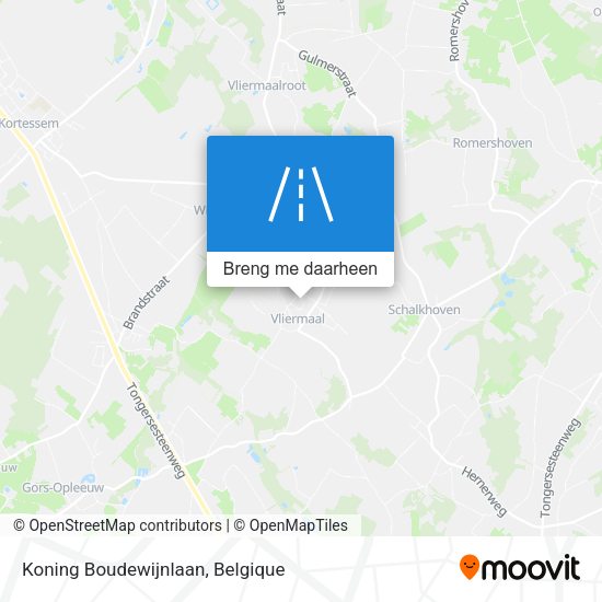 Koning Boudewijnlaan kaart