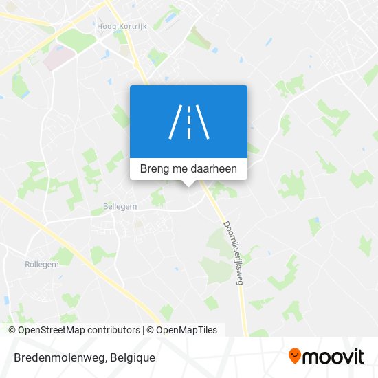 Bredenmolenweg kaart