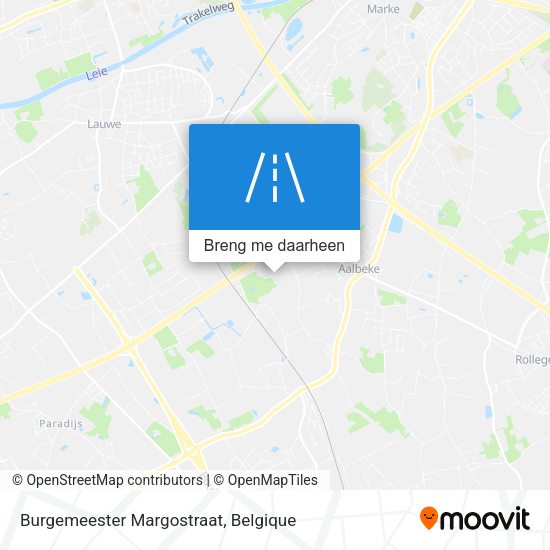 Burgemeester Margostraat kaart