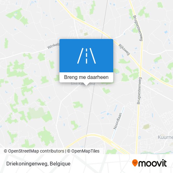 Driekoningenweg kaart