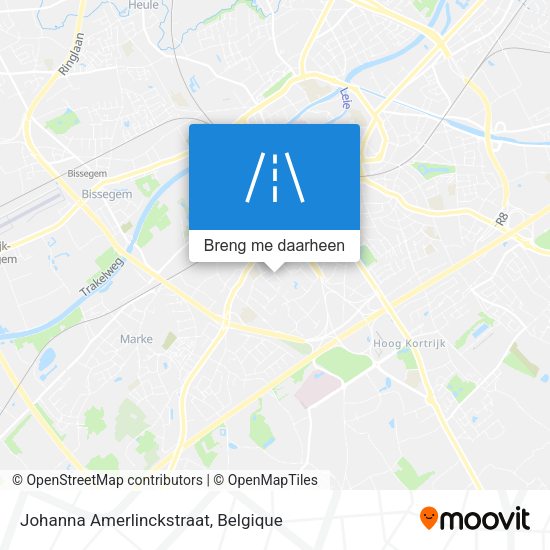 Johanna Amerlinckstraat kaart