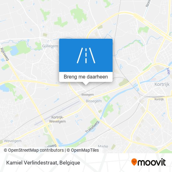 Kamiel Verlindestraat kaart