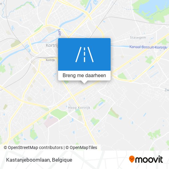 Kastanjeboomlaan kaart