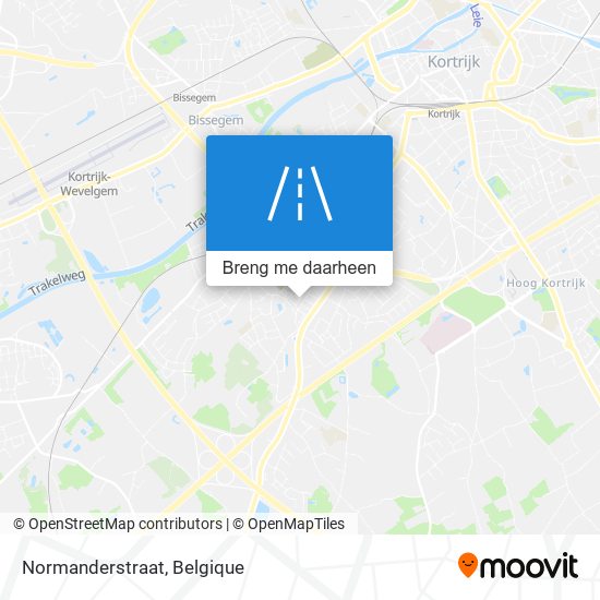 Normanderstraat kaart