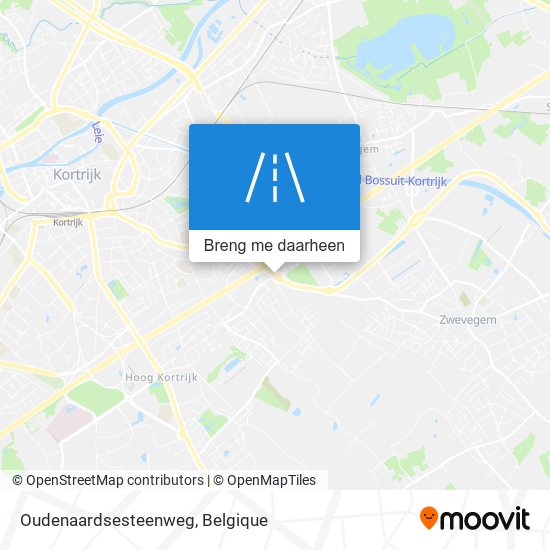 Oudenaardsesteenweg kaart