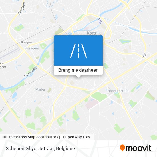 Schepen Ghyootstraat kaart