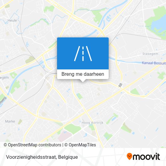 Voorzienigheidsstraat kaart