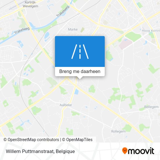 Willem Puttmanstraat kaart