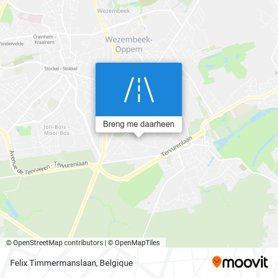Felix Timmermanslaan kaart