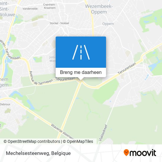 Mechelsesteenweg kaart