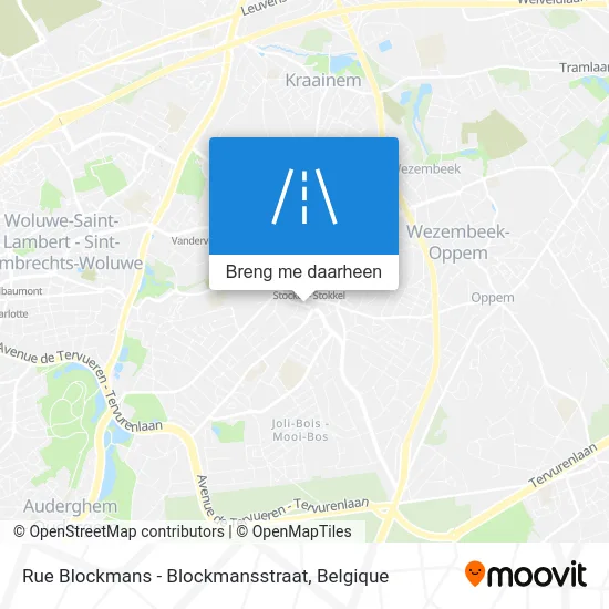 Rue Blockmans - Blockmansstraat kaart