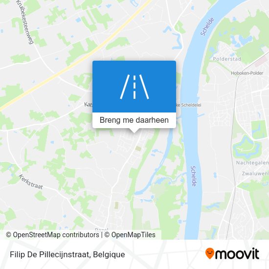 Filip De Pillecijnstraat kaart