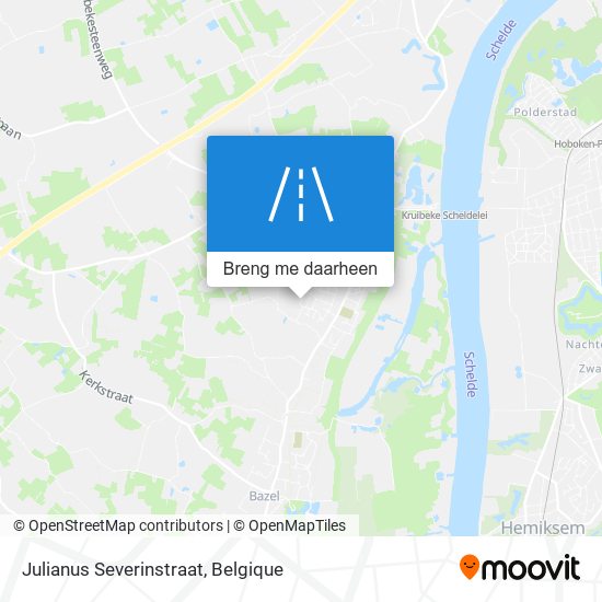 Julianus Severinstraat kaart