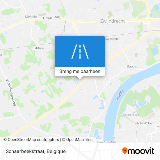 Schaarbeekstraat kaart