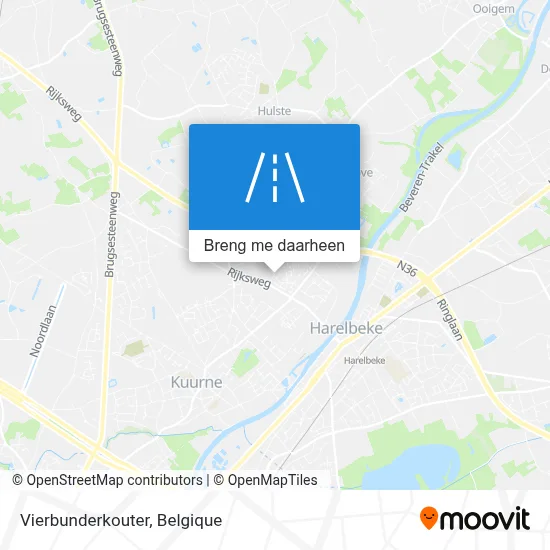 Vierbunderkouter kaart