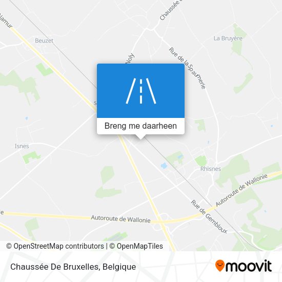 Chaussée De Bruxelles kaart