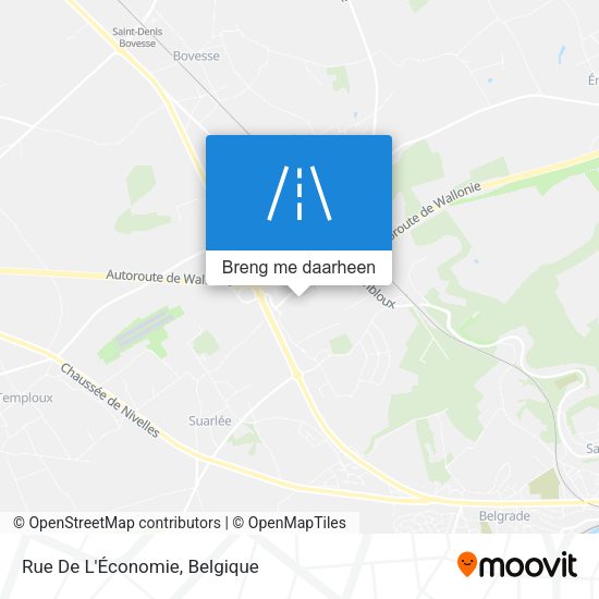 Rue De L'Économie kaart