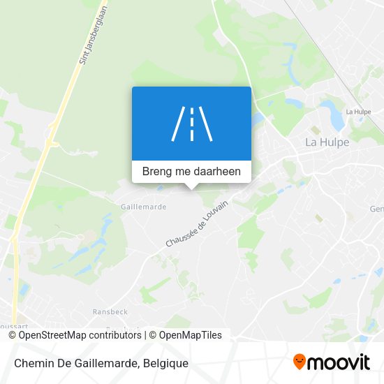 Chemin De Gaillemarde kaart