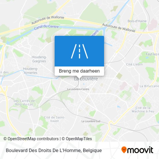 Boulevard Des Droits De L'Homme kaart