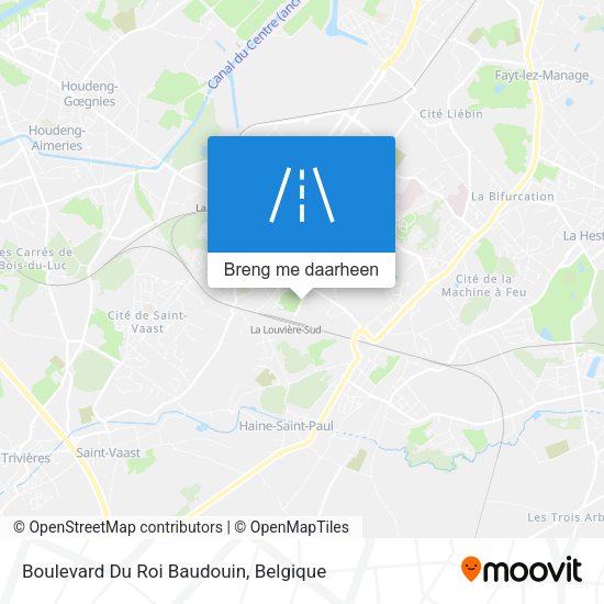 Boulevard Du Roi Baudouin kaart