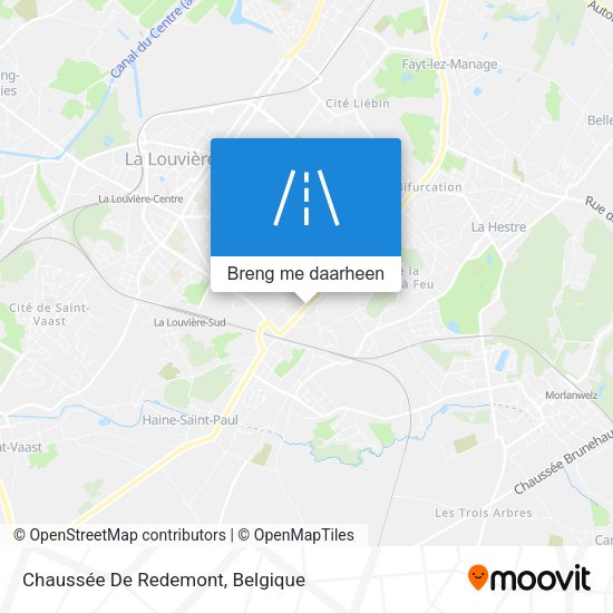 Chaussée De Redemont kaart