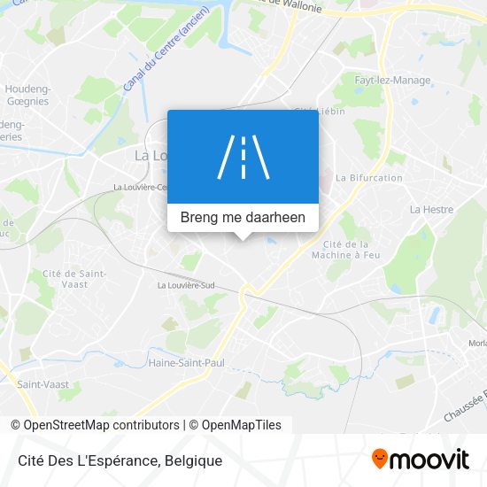 Cité Des L'Espérance kaart