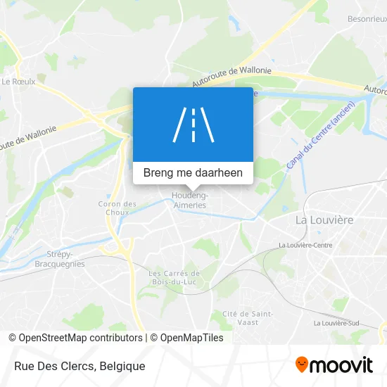 Rue Des Clercs kaart