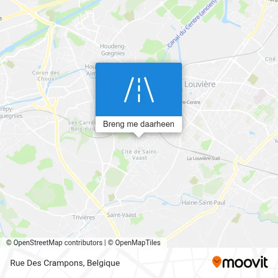 Rue Des Crampons kaart