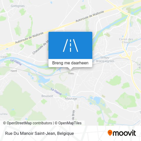 Rue Du Manoir Saint-Jean kaart