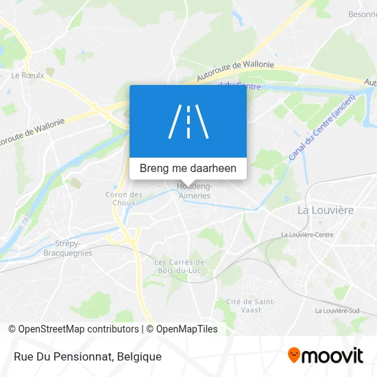 Rue Du Pensionnat kaart