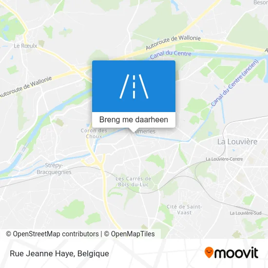 Rue Jeanne Haye kaart