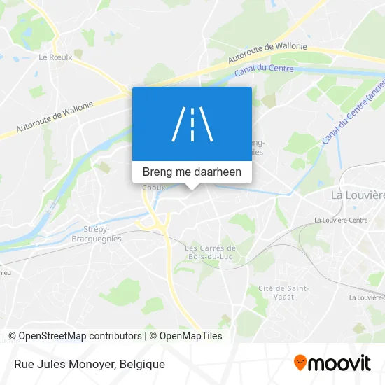 Rue Jules Monoyer kaart