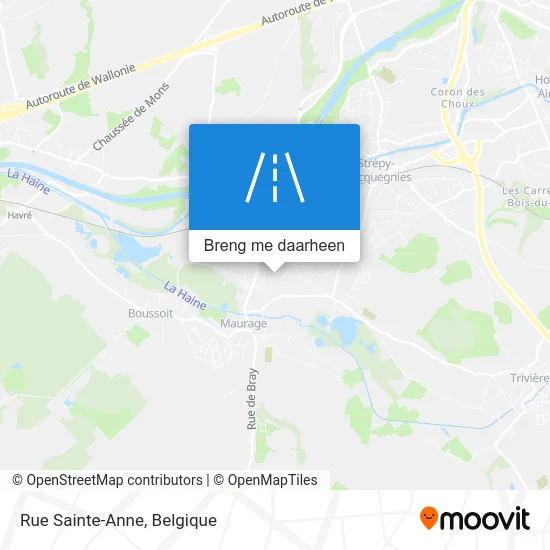 Rue Sainte-Anne kaart