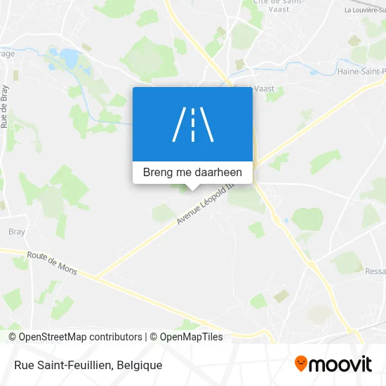 Rue Saint-Feuillien kaart