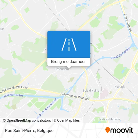 Rue Saint-Pierre kaart