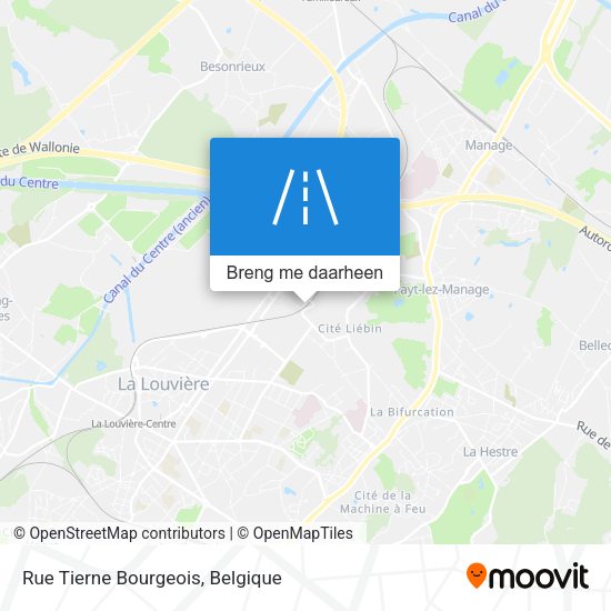 Rue Tierne Bourgeois kaart