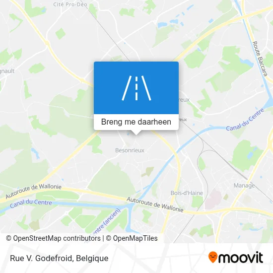 Rue V. Godefroid kaart